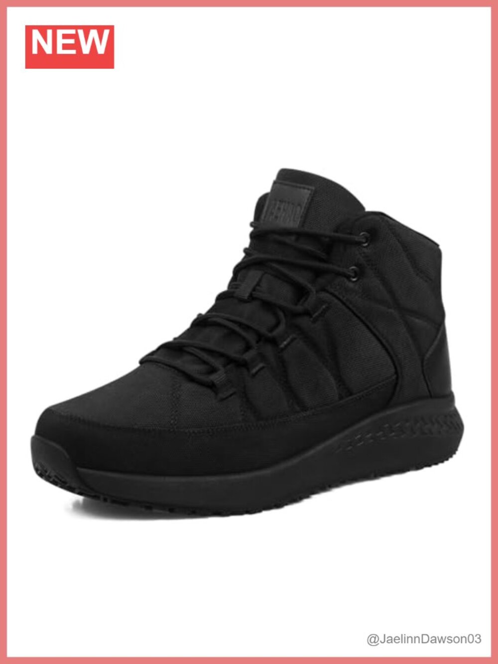 Waterproof Non Slip Work Boots for Women Cotton Padded Comfortable Shoes